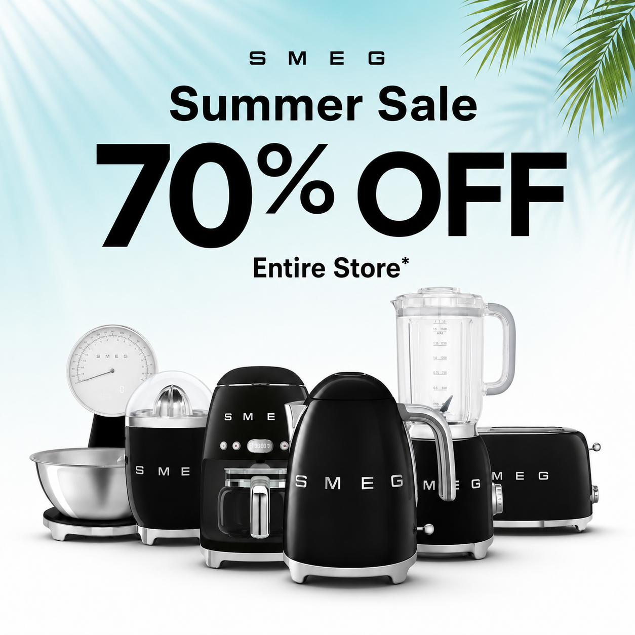 Smeg Summer Sale — 70% off the entire store